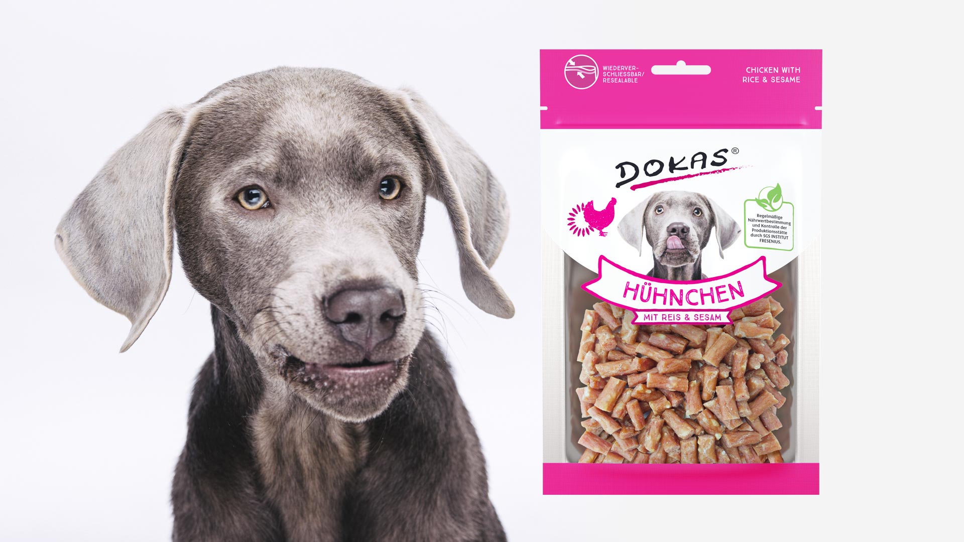 Werbeagentur Essen Orfgen Marketing GmbH Co. KG DOKAS. The eye eats too. Or How to turn pet food into favourite snacks
